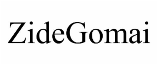 ZIDEGOMAI