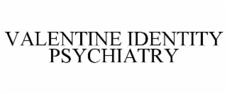 VALENTINE IDENTITY PSYCHIATRY