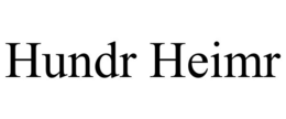 HUNDR HEIMR