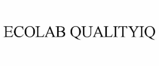 ECOLAB QUALITYIQ