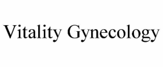 VITALITY GYNECOLOGY