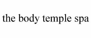 THE BODY TEMPLE SPA