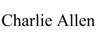 CHARLIE ALLEN