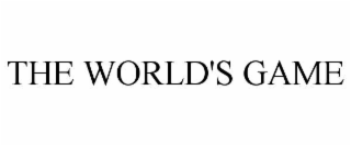 THE WORLD'S GAME