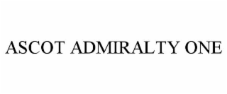 ASCOT ADMIRALTY ONE