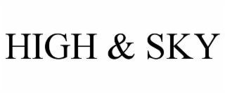 HIGH & SKY