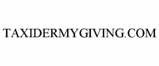 TAXIDERMYGIVING.COM