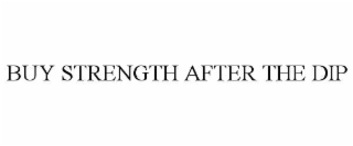 BUY STRENGTH AFTER THE DIP