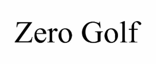 ZERO GOLF