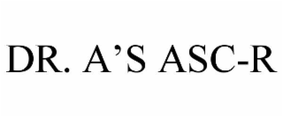 DR. AâS ASC-R