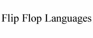 FLIP FLOP LANGUAGES