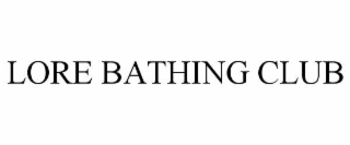 LORE BATHING CLUB