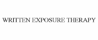 WRITTEN EXPOSURE THERAPY