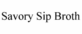 SAVORY SIP BROTH