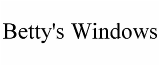 BETTY'S WINDOWS