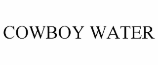 COWBOY WATER