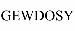 GEWDOSY