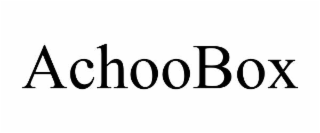 ACHOOBOX