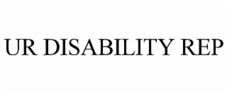 UR DISABILITY REP