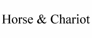 HORSE & CHARIOT