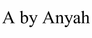 A BY ANYAH