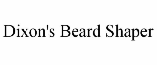DIXON'S BEARD SHAPER