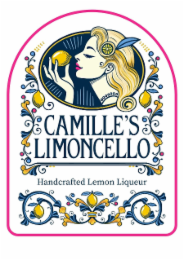 CAMILLE'S LIMONCELLO HANDCRAFTED LEMON LIQUEUR