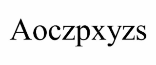 AOCZPXYZS