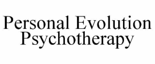 PERSONAL EVOLUTION PSYCHOTHERAPY