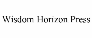 WISDOM HORIZON PRESS