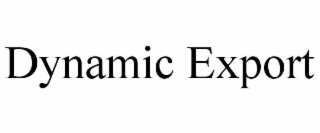 DYNAMIC EXPORT