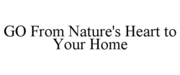 GO FROM NATURE'S HEART TO YOUR HOME