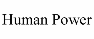 HUMAN POWER