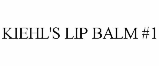 KIEHL'S LIP BALM #1