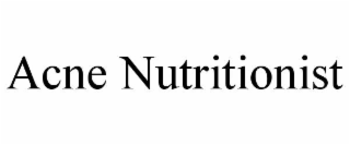 ACNE NUTRITIONIST