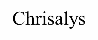 CHRISALYS