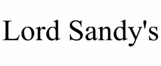 LORD SANDY'S