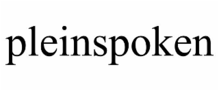 PLEINSPOKEN
