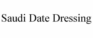SAUDI DATE DRESSING
