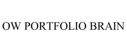 OW PORTFOLIO BRAIN