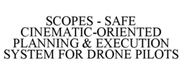 SCOPES - SAFE CINEMATIC-ORIENTED PLANNING & EXECUTION SYSTEM FOR DRONE PILOTS