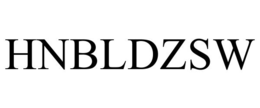 HNBLDZSW