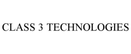 CLASS 3 TECHNOLOGIES