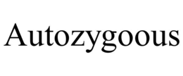 AUTOZYGOOUS