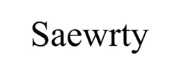 SAEWRTY