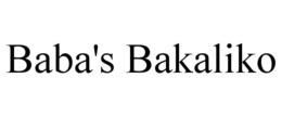 BABA'S BAKALIKO