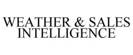 WEATHER & SALES INTELLIGENCE
