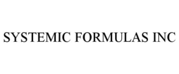 SYSTEMIC FORMULAS INC
