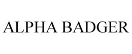 ALPHA BADGER