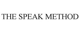 THE SPEAK METHOD